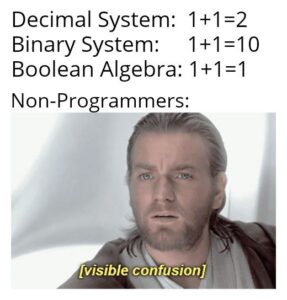 Мем про двійкову bin систему числення | Урок про системи числення у Python | Python для дітей | ITisFuture