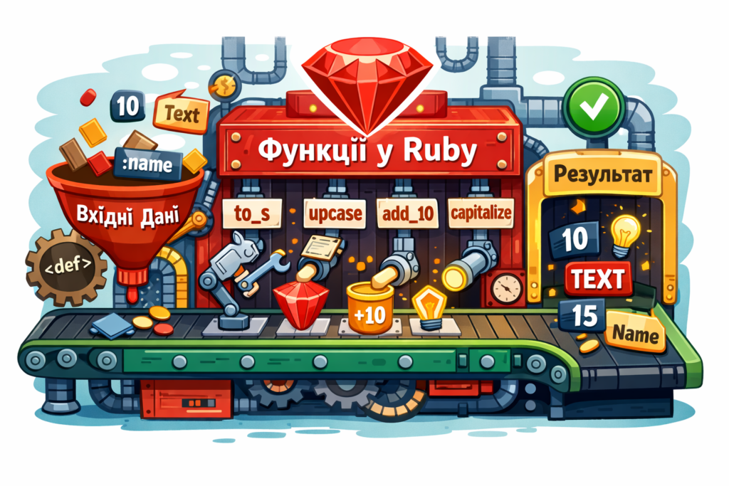 Функції у Ruby | Ruby для дітей | ITisFuture